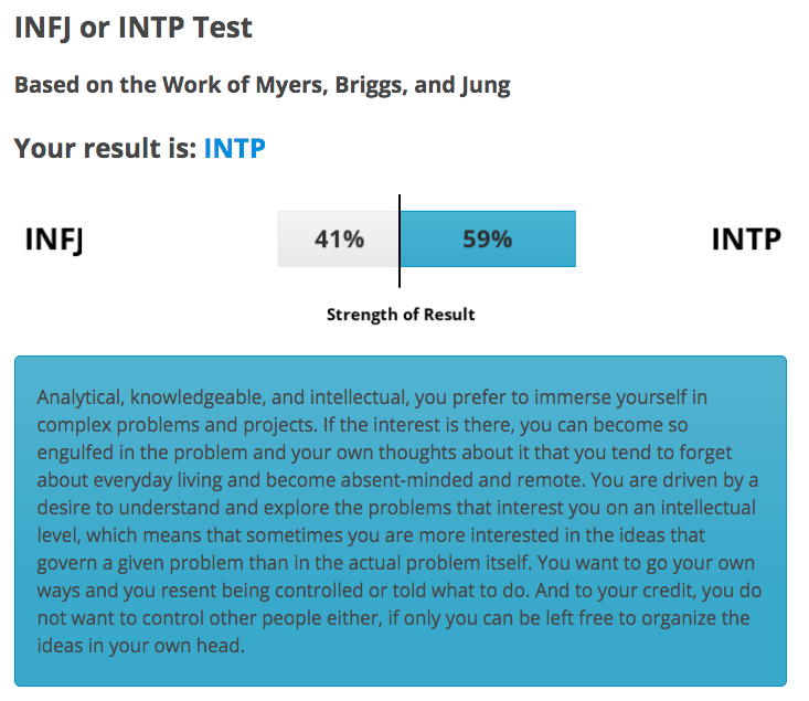 INTPvsINFJ